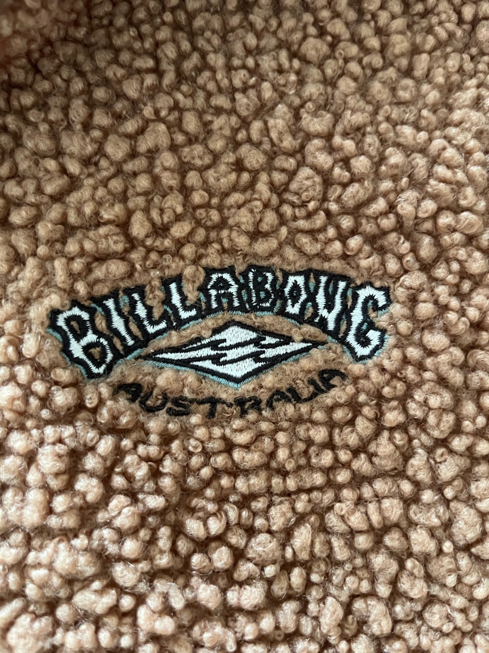 Billabong Adventure Division Horizon Sweatshirt Tan Sherpa Half-Zip size M - Picture 12 of 13